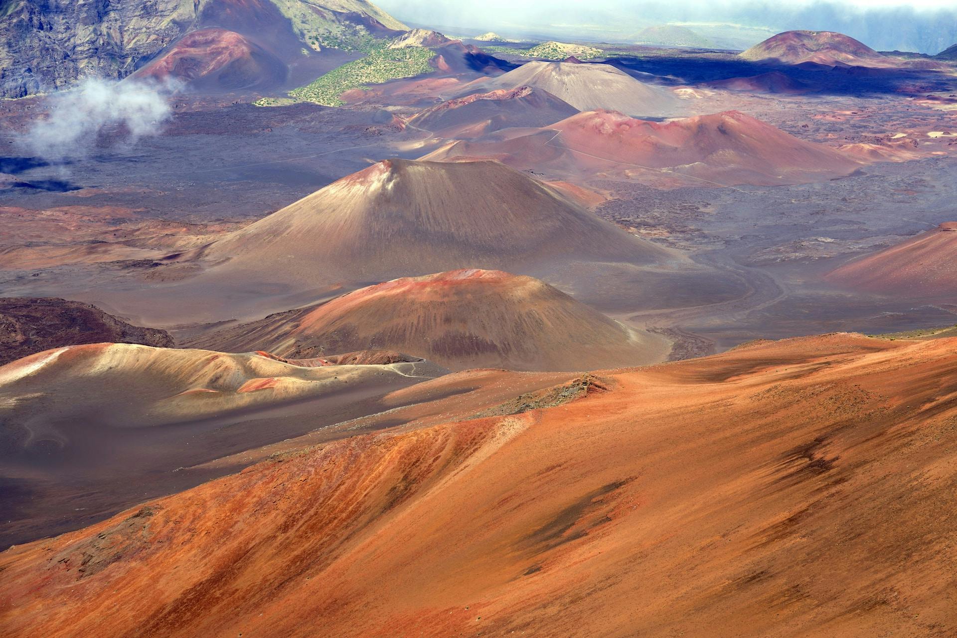 Marsbéli táj a Haleakala Nemzeti Parkban