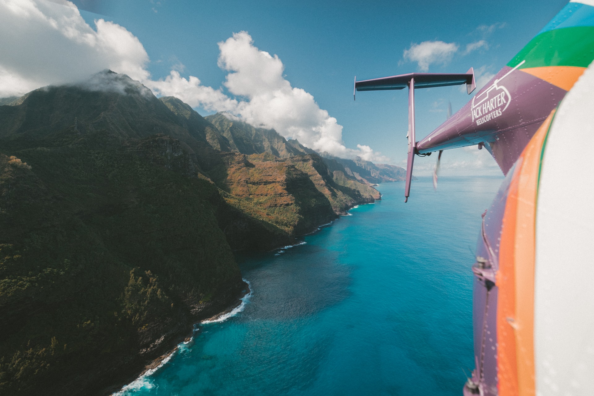 hawaii luxus programok helikopterrel a na pali coast felett